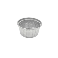 TR206 20ml Barquettes jetables en aluminium avec couvercle, qualité alimentaire, recyclables, pour tartelettes, mini-desserts, gâteaux au chocolat