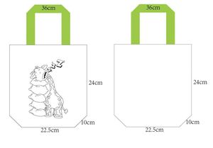 Sacs fourre-tout écologiques à faible MOQ pour coloration et graffiti, sacs non tissés mignons pour enfants à personnaliser pour le shopping - Product Image 3