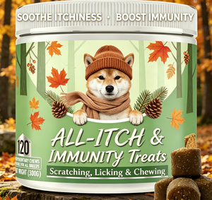Golosinas para <span class=keywords><strong>Perros</strong></span> para el Alivio del Picor y Refuerzo del Sistema Inmunitario, 120 Masticables Blandos para el Picor, Lamido y Alergias Cutáneas, Apoya la Salud Inmunitaria, Seguro - Product Image 3