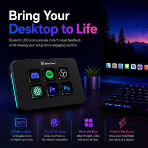 MiraBox Mini Teclado Programable con Atajos, Macro Pad para Productividad en la Oficina, Flujo de Trabajo con IA, Edición de Video y <span class=keywords><strong>Photoshop</strong></span> - Product Image 6