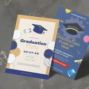 การ์ดเชิญและขอบคุณแบบกระดาษสั่งทำ - ออกแบบเฉพาะสำหรับงานแต่งงาน/วันเกิด/งานเลี้ยง - Product Image 5