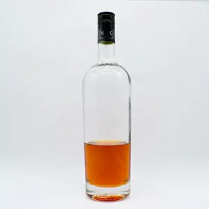 Clear 375ml 700ml 750 ml tequila whisky champagne vini liquori bottiglie di bevande alcoliche imballaggio