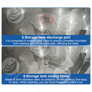 Machine commerciale de chocolat fondu à haute capacité ORME 20kg 24kg 30kg - Product Image 5