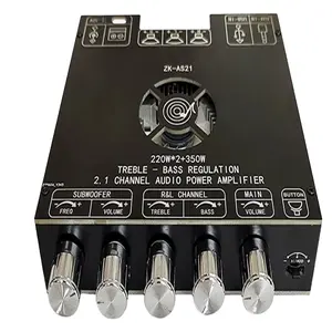 2.1 kanal TPA3255 kablosuz dijital güç amplifikatörü devre kartı modülü ZK-AS21 ton subwoofer 220W * 2 + 350W