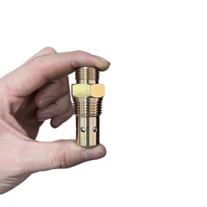Vanne de contrôle verticale unidirectionnelle 1/2NPT 11/16 20UN en cuivre pour gaz, accessoire de compresseur d'air à température normale - Product Image 4