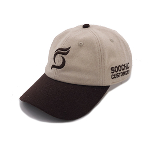 Casquettes de baseball personnalisées Xiamen <span class=keywords><strong>Soo</strong></span> <span class=keywords><strong>Chic</strong></span> à 6 panneaux en flanelle/laine avec logos brodés, casquettes de sport pour papa - Product Image 1