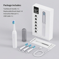 Brosse à dents électrique sonique légère de voyage Eisler T7, étanche IPX7, rechargeable par DC, 3 modes, longue autonomie, OEM CE FDA
