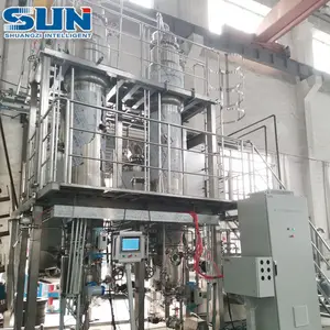 Customized Concentration System Double Effect Fall Film Evaporator Steam Power PLC Traditional Chinese Herb Chemical Industry