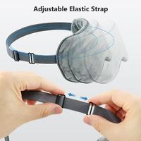 Masque oculaire chauffant sans fil rechargeable par USB, appareil portable pour soulager les yeux