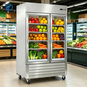Refrigerador Vertical <span class=keywords><strong>de</strong></span> Acero Inoxidable <span class=keywords><strong>de</strong></span> 3 Puertas con Termostato Digital, Ajuste Preciso <span class=keywords><strong>de</strong></span> Temperatura, Diseño Multi-Clima para - Product Image 3