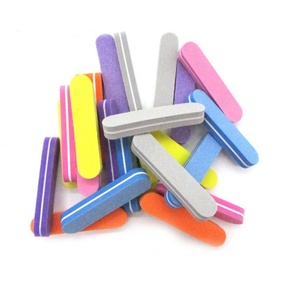 Mini lime à ongles 6 couleurs, bloc polissoir durable et coloré, limes courtes pour doigts, fournitures de manucure en gros - Product Image 4