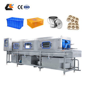 Laveuse de bacs en plastique SUS304 pour semences, panneaux flottants, caisses de volaille et conteneurs en plastique pour pommes - Product Image 4