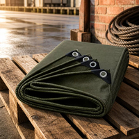 Bâche PVC de Qualité Supérieure, Pare-Soleil Ignifuge, Portable et Robuste, pour Couverture de Bois de Chauffage, Couverture de Cargaison, Tente
