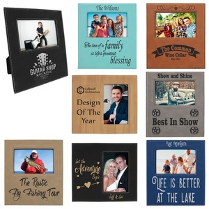 Cá nhân tốt nghiệp Quà Tặng da Wedding Chân Dung Album ảnh khung khắc laserable giả da Acrylic khung ảnh - Product Image 2