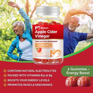 Vente en gros de vitamines Bio perte de poids détox minceur ventre plat supplément santé vinaigre de cidre de pomme ACV d'ours gommes - Product Image 2