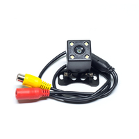Uckazy-cámara de visión trasera Universal para coche, videocámara de estacionamiento de respaldo, 4 LED, visión nocturna, impermeable, gran angular de 170 grados, imagen HD a Color