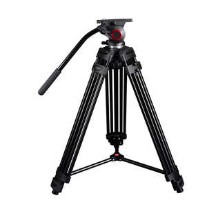 609A Professional Video Tripod Made Of Aluminium Alloy With Fluid Head Suitable For Video Camera And Dslr - Product Image 1