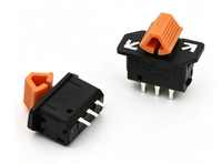 Interrupteur à bascule 3 broches RS-120 26,4*14,7mm 15A 250VAC T105 à courant élevé pour montage sur panneau, idéal pour sèche-cheveux, chauffage, cuisinière 1E4