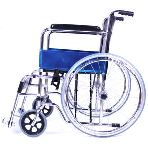 Equipo de fisioterapia Proveedores verificados Silla de ruedas de acero manual ligera para pacientes - Product Image 1