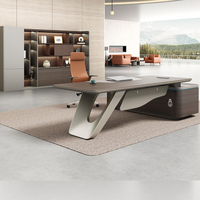 Bureau de direction série Zhiyin 2m ZY-06, mobilier de bureau moderne, OEM/ODM, dimensions, couleur et logo personnalisables