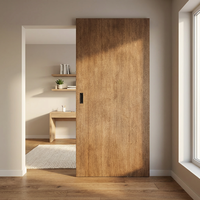 Porte coulissante miroir sans rail invisible, miroir pleine longueur pour chambre, placard, villa