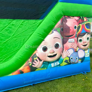 Trampolín Inflable <span class=keywords><strong>Coco</strong></span> <span class=keywords><strong>Melon</strong></span>, Castillo Inflable con Tobogán, Jumper, Castillo Hinchable para Niños, Juegos Inflables - Product Image 3