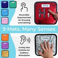 Tapis sensoriels Montessori étiquetés pour enfants autistes : les indispensables pour l'ergothérapie des tout-petits et des enfants en bas âge (vente en gros)