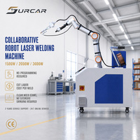 Robot collaboratif de soudage laser 1500W, fonction Drag-to-teach, portée de 1400 mm, bras cobot 6 axes pour pièces automobiles, certifié CE