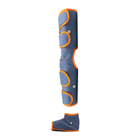 Masseur de jambes électrique portable à compression d'air pour la cuisse, le mollet, le genou, le pied, soulagement de la douleur, thérapie chauffante, vente en gros OEM