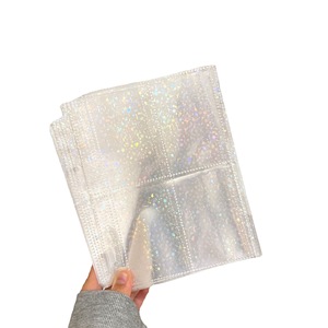 A5 6 Vòng Chất Kết Dính Với Rõ Ràng 4 <span class=keywords><strong>2</strong></span> <span class=keywords><strong>1</strong></span> Pouch Thẻ Tài Liệu Refill Photo Album Trang Ảnh Thẻ Tay Áo Cho Nộp Hồ sơ Tài Liệu - Product Image 5