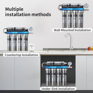 Purificateurs d'<span class=keywords><strong>eau</strong></span> d'ultrafiltration à 5 étapes <span class=keywords><strong>Eau</strong></span> <span class=keywords><strong>du</strong></span> <span class=keywords><strong>robinet</strong></span> de cuisine Purificateur en acier inoxydable 304 Filtre à <span class=keywords><strong>eau</strong></span> potable direct domestique - Product Image 4