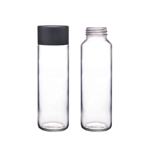 Vente en gros Bouteilles à eau vides de 250ml 300ml 350ml 375ml 400ml 500ml 750ml en verre rond transparent pour boisson de jus - Product Image 2