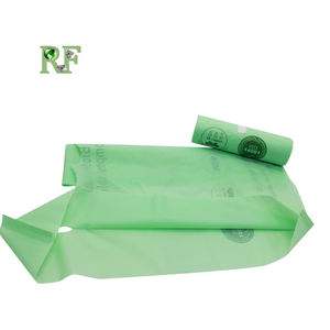 Impression personnalisée biodégradable vente en gros fécule de maïs PLA sac de T-shirt en plastique biodégradable écologique - Product Image 2