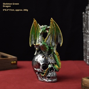 Lava <strong>Dragon</strong> <strong>Egg</strong> Design Halloween Magic <strong>Dragon</strong> Eco-friendly Resin Figurine - Product Image 6