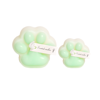 Bougies parfumées personnalisées faites à la main en forme de patte de chat