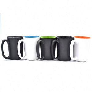 Juego de 6 Tazas de Cerámica Multicolores de 13.5 oz (400 ml) para Café, Capuchino, Té, Chocolate Caliente, Regalo Promocional - Product Image 4