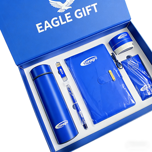 Set de Regalo Corporativo Ejecutivo Personalizado con Cuaderno, Bolígrafo, USB, Termo, Altavoz, Cable y Batería Externa - Product Image 6