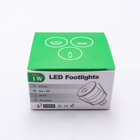 Lumière d'escalier étanche DC12V 1W LED 3000K blanc chaud pour extérieur