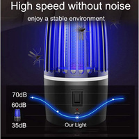 ABS Rechargeable Portable Mosquito Killer Fly Trap Electric Mosquito Killer Lampnight Light pour une utilisation intérieure et extérieure