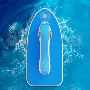 充气泳池玩具水上漂浮喷气滑雪船聚氯乙烯电动模型垫便携式滑水板待售