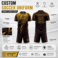 Maillot de football personnalisé extensible avec nom d'équipe, respirant, pour entraînement