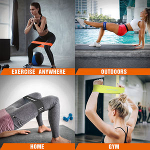 Fascia <span class=keywords><strong>Elastica</strong></span> in Tessuto Personalizzata, Bande di Resistenza per Gambe e Glutei, Bande per Stretching di Cosce e Fianchi per Allenamento Fitness e Terapia - Product Image 4