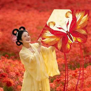 <span class=keywords><strong>Cerf</strong></span>-<span class=keywords><strong>volant</strong></span> papillon Yuglow, magnifique accessoire <span class=keywords><strong>photo</strong></span> pour enfants et adultes, idéal pour les séances de photos en extérieur en automne - Product Image 4
