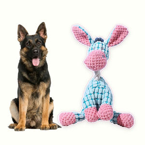 ตุ๊กตาผ้าพลัฌสำหรับสุนัขและลาของเล่นสัตว์ยัดนุ่นสำหรับสุนัขและลาเป็นมิตรต่อสิ่งแวดล้อมทนทานอุปกรณ์สำหรับสัตว์เลี้ยง - Product Image 1