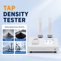 Analyseur de densité tapotée de laboratoire avec temps et amplitude de tapotement réglables, instrument de test de densité en vrac pour poudres et granulés
