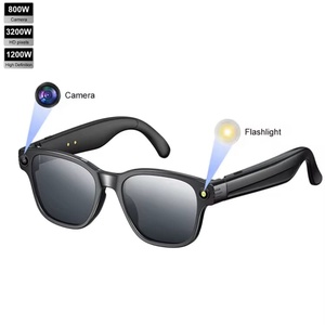 CR-GA02 800W Máy Ảnh Thông Minh Kính Quay Video Với Âm Thanh Cuộc Gọi Bt & Wifi Chuyển 4GB Bộ Nhớ-Thông Minh Đeo Tai Nghe - Product Image 1