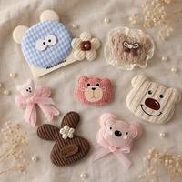 Appliques en feutre non tissé 3D rembourrées de haute qualité, broderies mignonnes de dessins animés, patchs à coudre pour chapeaux, accessoires vestimentaires, DIY