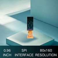 Écran d'affichage TFT de 0,96 pouce avec interface SPI, résolution 80x160, modules LCD pour applications électroniques embarquées de petite taille