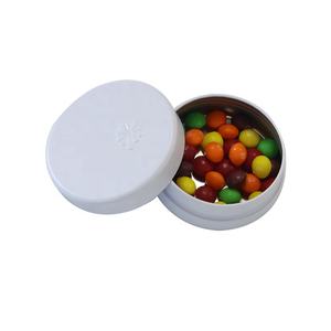 Caja Metálica Redonda Personalizada a Prueba de Niños, para Golosinas, Gomitas, Chocolate, Frutos Secos, Mentas - Product Image 3