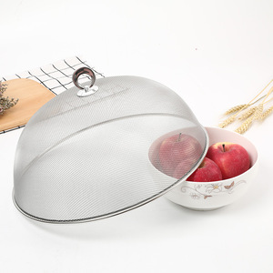 Stainless Steel Food Cover Plain Weave Fly Proof Kitchen Table Cover For Fruit Bowl Protection - Product Image 1